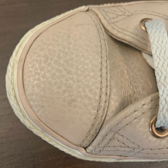 Pink and Rose Gold Textured All Star Converse Junior Size US 5.5 - Picture 8 of 8